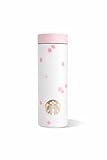 Starbucks Cherry Blossom 2026 Stainless Steel Tumbler 16 oz – Insulated Reusable Travel Mug with Pink Sakura Design & Screw Lid