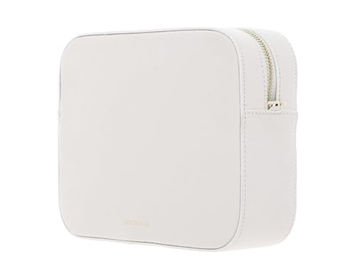Sac à épaule Coccinelle Tebe blanco écru en cuir - 4