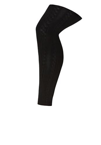 Avenue Women's Plus Size Plush Lined Cable Knit...