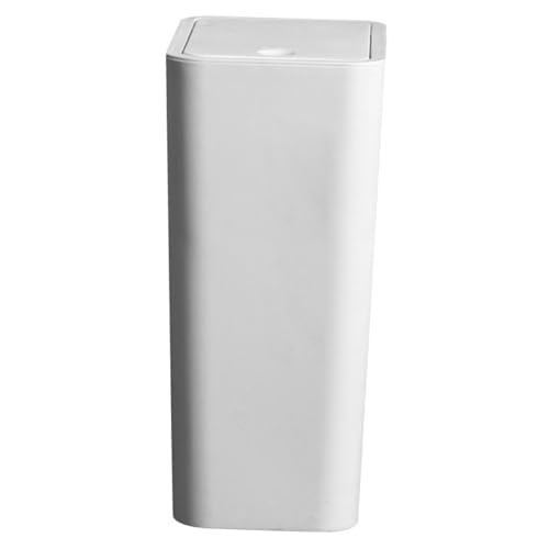 Corbeille pour bureau compacte blanche Homoyoyo pour éliminer le désordre facilement