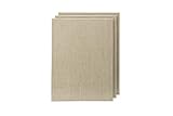 Senso Clear Primed Linen Panels - 5x7-3 Pack of Panels for Painting Oils, Acrylics, Pastels and More