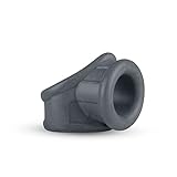 BONERS 2 in 1 Ball Stretcher, Ø 1.2 & 1 inch, Liquid Silicone Ball Stretcher for Increased Stamina, Dark Grey