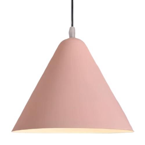 Lámpara colgante bohemia rosa de 35 cm estilo sombrilla para techo de comedor