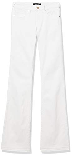 True Religion Women's Becca Mid Rise Bootcut Jean, Optic White, 25