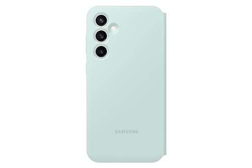 Image of Samsung Galaxy S23 FE S-View Wallet Phone Case, Protective Cover with Card Holder Slot, Finger Tap Display Window, US Version, EF-ZS711CMEGUS, Mint