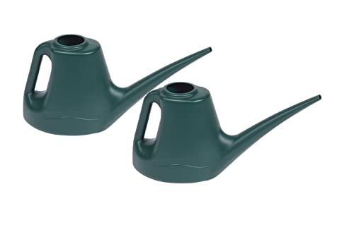 2 x Woodstock Watering Can Green 1 Litre