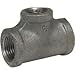 3/4X1/2X3/4 Blk Iron Tee 8700121455 2Pk