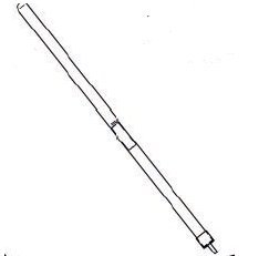 Spannstange für Thule Omnistor 1200, Auszug 2,5 m