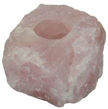 Rose Quartz Tealight Candle Holder ~10cm