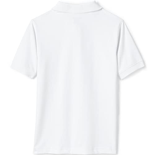 Lands' End Uniform Kids Rapid Dry Active Polo White Kids Small2