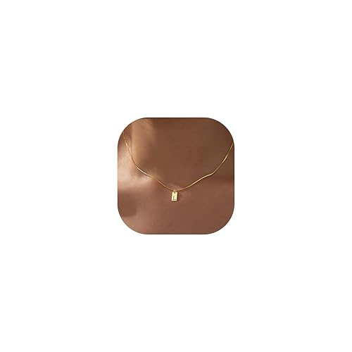 Colliers en or avec initiales femme XANAYXWJ pendentif lettre