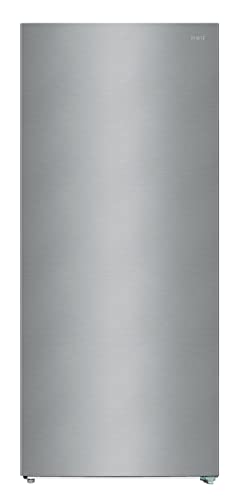 Forte F21Uflesss 33Inch Upright Freezer With 21 Cu. Ft. Capacity, Led Lighting, Spillproof Glass Shelves, Adjustable Legs, Total No Frost, Left Hinge, Stainless Steel #TOP29