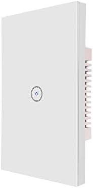 Useelink Smart Light Switch,WiFi smart wall light switch.Compatible with Alexa, Google home and, no Hub required.White (1gang)