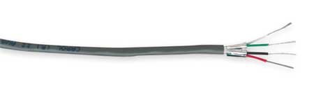 C2543A.41.10 - Multiconductor Shielded Cable, Grey, 4 Conductor, 18 AWG, 1000 ft, 304.8 m