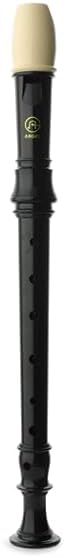 Angel ASRB-221 Soprano Recorder for Students – Baroque Fingering, 2-Piece Design, Thumb Rest, Transparent Case Included, Affordable Beginner Model