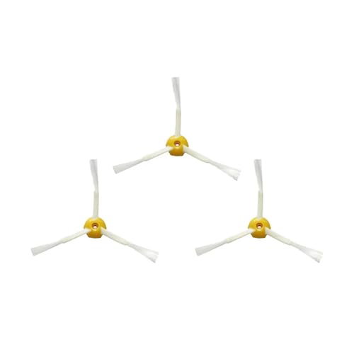 EtliN 3 * Cepillos Laterales compatibles con IRobot Roomba 529 528 560 595 601 650 770 780 Accesorios de Limpieza for Robot barredor Cepillo Lateral for aspiradora Compatible con el hogar