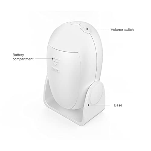 XUSIJAKQ1 Campainha de porta sem fio de boas-vindas com movimentos infravermelhos campainha de segur