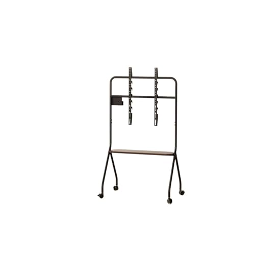 Floor Standing TV Support Shelf Removable with Wheels 32-75 Inches TV Cart All-in-one TV Shelf Mute Wheels(32-55inches)