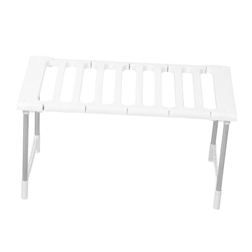 LOORGVEL Estante de Cocina Telescópico para Microondas y Horno Soporte Ajustable de Almacenamiento Organizador de Encimera Multifuncional para Utensilios de Cocina y Sartenes Diseño