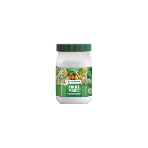 Image of Fruit Magic Homeopathic Fruit Tree Growth Booster, Maximize Health, Yield, and Quality, Suitable for Guava, Grapes, Mango, Papaya, Pineapple, and More Fruit Trees (250 Gram)