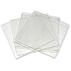 System 96 8inch Clear Glass Squares - 4 Pack