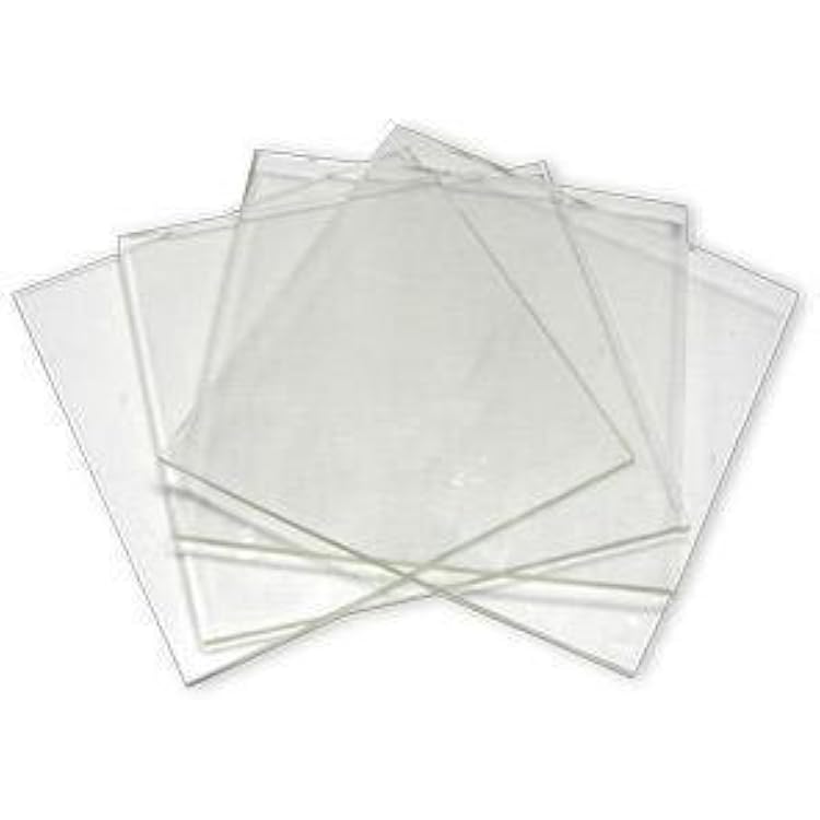 System 96 8inch Clear Glass Squares - 4 Pack