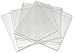 System 96 8inch Clear Glass Squares - 4 Pack