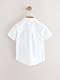 NEXT Kurzärmeliges Oxford-Hemd White Bear Embroidery 18 Monate