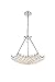 Elegant Lighting Corona Collection 12-Light Hanging Fixture with Elegant Cut Crystals, Chrome Finish