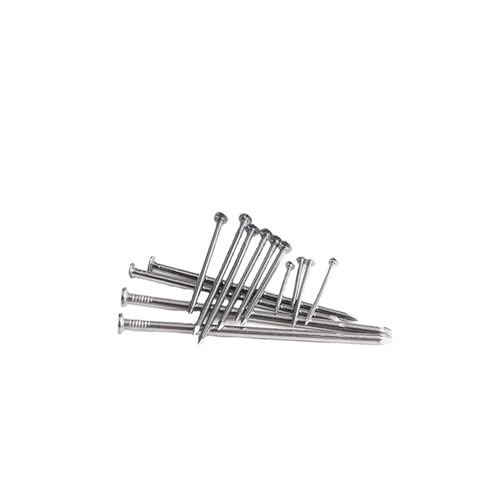 Clavos pequeños redondos de acero inoxidable 304 BUUV con longitud alargada 0.5 pulgadas, 20 piezas y set de clavos miniatura 1