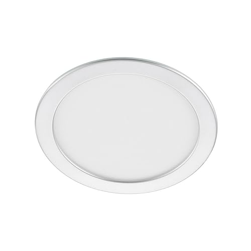 PRIOS LED Foco empotrado Cadance (Moderno) en Gris hecho de Aluminio e.o. para Cuarto baño (1 llama, foco, lámpara techo pared