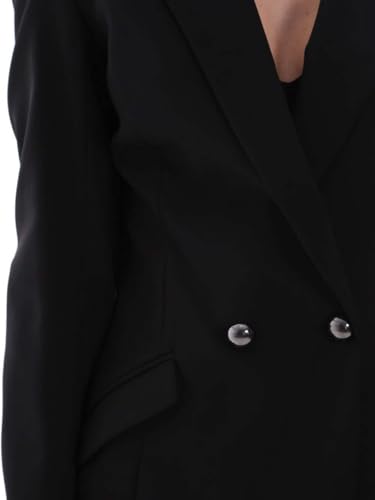 Blazer femmes noir Gaudi veste anti-plis silhouette chic taille 46 - 3