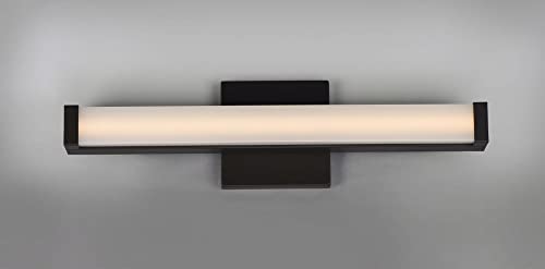 Image of Maxim Lighting Spec Bath Vanity Light | Bronze Aluminum Finish | Contemporary Indoor Light Fixture | Ideal for Bathrooms & Powder Rooms | Dimmable | Home Decor Light Fixture | 52000BZ
