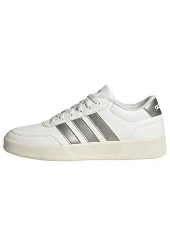 Fodera in tessuto adidas Donna Breaknet 3.0 Shoes, Core White Cyber Met off White, 40 EU