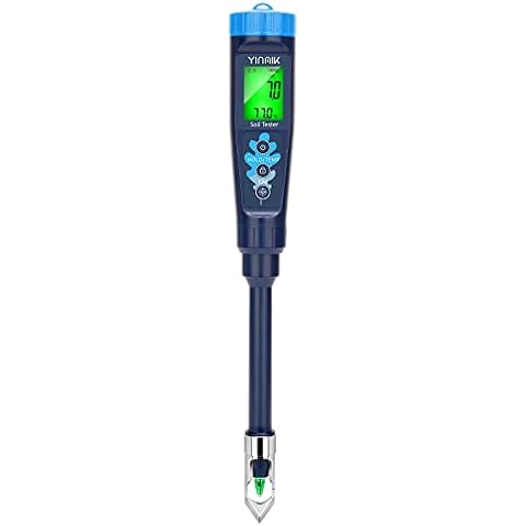 YINMIK Digital pH Tester for Soil, Soil pH Test Kit for Indoor Potted Plants, Professional pH Meter for Soil and Water, Measuring Soil pH for Garden, Grass,Lawn, Greenhouse,Outdoor,Farming, Yard Use Cover