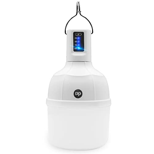 Lampada Led 18w Branca Fria Forte Lampião Led Recarregavel Camping Luz Potente Ar Livre Barraca Viag