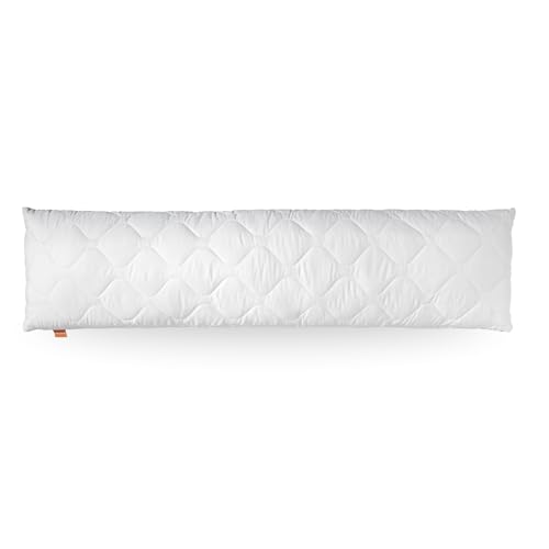 sleepling Seitenschläferkissen 40 x 105 cm, Body Pillow, langes Kissen mit Bezug aus 100 % Softer Mikrofaser, Schlafkissen Seitenschläfer 40x105, Waschbar 60 Grad, Ökotex, Komfort 100