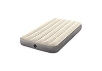 Intex Dura-Beam Series Single High Airbed, Taupe/Grey, One Size