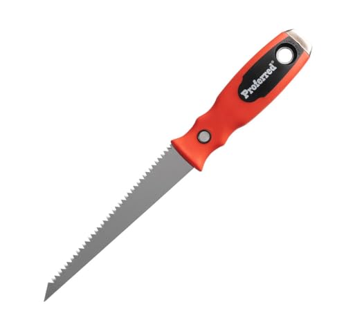 PROFERRED 6" PRO SERIES DRYWALL, MANUAL-USE, HAND SAW, (JAB SAW) W/NON-SLIP GRIP