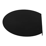 SOLUSTRE Acryl-schneidebrett Apartment Kitchen Utensil Küchentheke Lippenbrett Rutschfestes Schneidebrett Acryl -schneidgerät Nicht-rutsch-arbeitsplatte Zur Schneidebrett Leitplatte Black