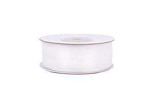 Creativery Organzaband 25mm Ivory Elfenbein