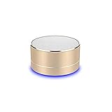 bluetooth samsung mini galaxy no. Altavoz de Metal Bluetooth para Samsung Galaxy S10e Smartphone, Puerto USB, Tarjeta TF Auxiliar, Altavoz Micro Mini, Color Dorado
