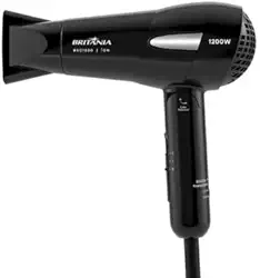 Secador de Cabelos 1200W Bivolt - Anti frizz tecnologia Tourmaline Íons
