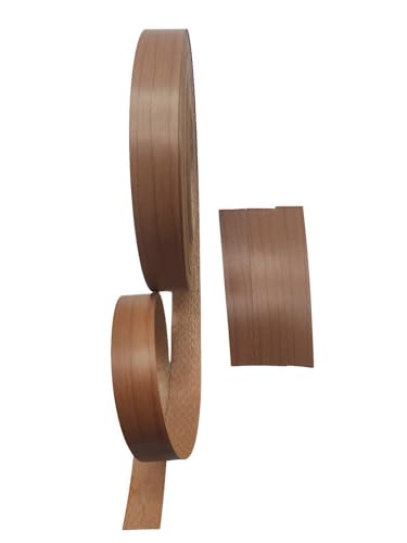 Image of HGKJHFmelamine Edging Tape. pre Coated with hot melt Adhesive Flexible Veneer Edge Edging, Used for Cabinet and Furniture Maintenance (No13-Cherry Wood Color, 1.81cm*20ft)