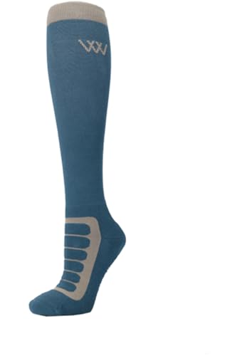 Woof Wear 2025 Calcetines largos de bambú Tech para montar - Piedra de acero