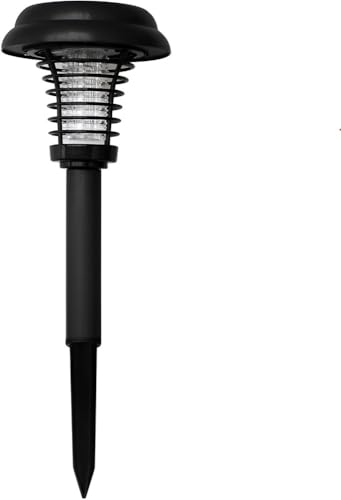 Citybaby電撃殺虫器 ソーラー蚊取りライト 【1台2役&ソーラーパネル搭載&360°強力蚊除け】屋外 ソーラー UV光源誘引式 電気式蚊取り器 蚊取りと照明両用 ガーデンライト 防水防塵 IP65 防雨仕様 捕虫器 虫除け コバエ取り 蚊取り 配線不