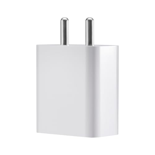 Image of Mi Xiaomi Original 67W Fast Charger Combo /Rapid Charging with Qualcomm Quick Charge 3.0. Includes USB Type-C 6A Fast Charge Cable. Compatable with mobiles, laptops, and Power Banks (White)
