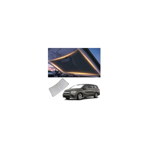 Windshield Sun Shade for Honda Odyssey Front Window Shades Cover for 2011-2024 2025 2026 Odyssey Windshield Sun Visor Protector Car Accessories