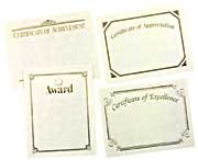 VIO08121 - Visual Organizers Gold Foil Achievement Certificate for Bubble Jet Printer, 8-1/2x11, Buff, 6/Pk 08121 / VIO08121