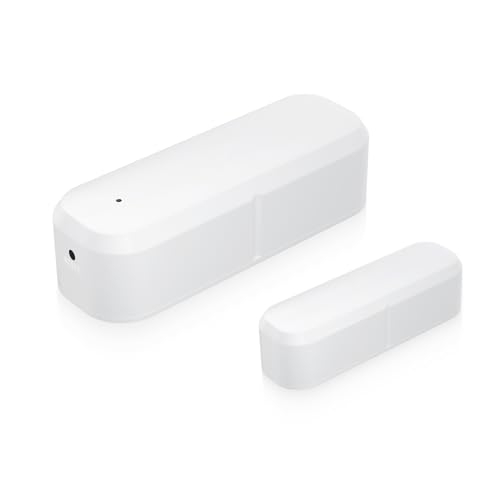 eMylo Sensore di Porta Magnetico Intelligente Zigbee, Allarme Porte e Finestre con Notifica in Tempo Reale, Volume Regolabile e Timer, Compatibile con Tuya/Smart Life - Hub Richiesto